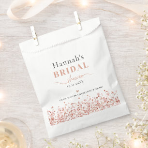 Vrijgezellenfeest Roos Gouden Glitter Elegante gun Bedankzakje