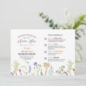 Vrijgezellenfeest Route Wildflowers Bloemen Programma (Staand voorkant)