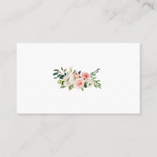 Vrijgezellenfeest Roze Blush Goud Registry Insert Informatiekaartje (Achterkant)