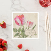 Vrijgezellenfeest Roze  Script Parrot Tulip Art Servetten (Insitu)