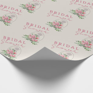 Vrijgezellenfeest roze tulp cadeaupapier