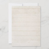 Vrijgezellenfeest Rustiek Romantisch Roze Rose Blo Kaart (Achterkant)