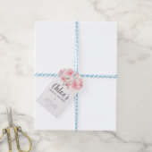 Vrijgezellenfeest rustieke Boho Blush roze bloemig Cadeaulabel (Met Touw)