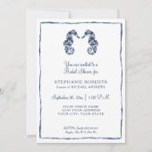 Vrijgezellenfeest Shibori Zeepaardjes Ocean Beach Kaart (Voorkant)