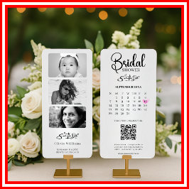 Vrijgezellenfeest Sla de datum op Foto QR Code Wed