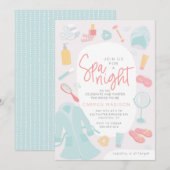 Vrijgezellenfeest spa dingen kaart (Voorkant / Achterkant)