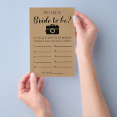 Vrijgezellenfeest speelt hoe oud de bride Kaart wa (Hand)