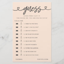 Vrijgezellenfeest spel Hij zei dat ze gokte