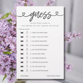 Vrijgezellenfeest spel Hij zei dat ze gokte