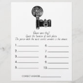 Vrijgezellenfeest spel waar waren ze? Bruiloft Flyer (Voorkant)