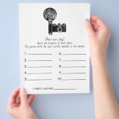 Vrijgezellenfeest spel waar waren ze? Bruiloft Flyer (Hand)