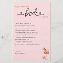 Vrijgezellenfeest spel Wie kent de bruid het beste