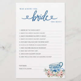 Vrijgezellenfeest spel Wie kent de bruid het beste