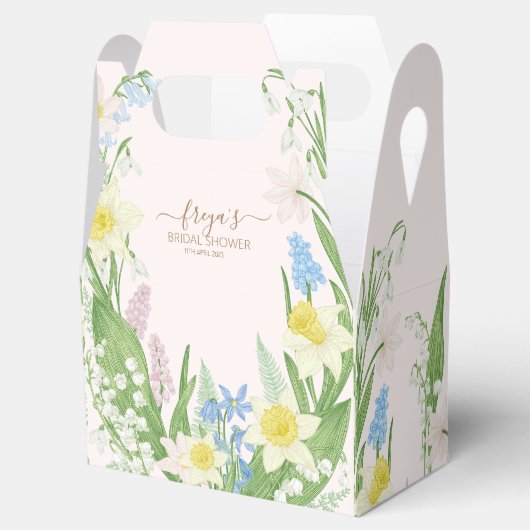 Vrijgezellenfeest Spring Blooms Bedankdoosjes (Geopend)