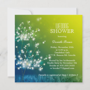 Vrijgezellenfeest Spring Meadow Dandelions Kaart