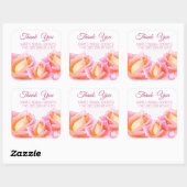 Vrijgezellenfeest Sticker Roze rozen (Vel)