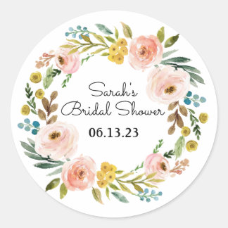 Vrijgezellenfeest Stickers Favors Floral herfst