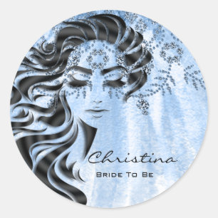 Vrijgezellenfeest Sweet 16th Makeup Princess Royal Ronde Sticker