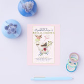 Vrijgezellenfeest Tea Party Invitations Cute Fun Flyer (Enkel)