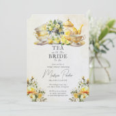 Vrijgezellenfeest Tea Party Kaart (Staand voorkant)