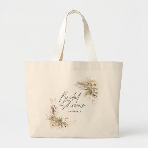 Vrijgezellenfeest ten gunste van pampas eucalyptus grote tote bag