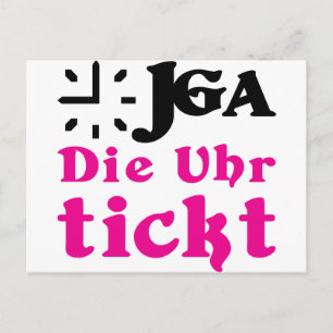vrijgezellenfeest / trouwen briefkaart