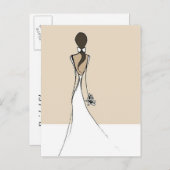 Vrijgezellenfeest Uitnodiging Briefkaart (Voorkant / Achterkant)