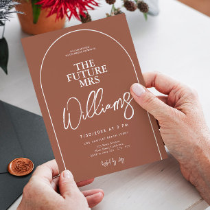 Vrijgezellenfeest van Arch Minimalist Hens Party Kaart