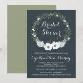 Vrijgezellenfeest van bloemen kaart (Voorkant / Achterkant)