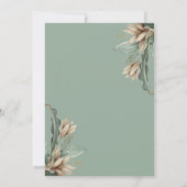 Vrijgezellenfeest van bloemen voor wijnbereiding kaart (Achterkant)