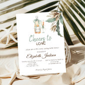 Vrijgezellenfeest van bloemen voor wijnbereiding kaart