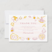 Vrijgezellenfeest van de boerenmarkt bedankkaart (Voorkant)