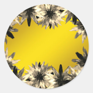Vrijgezellenfeest van de Floral Lotus Flower Water Ronde Sticker