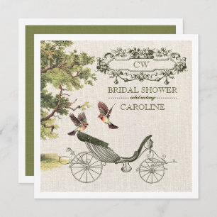  Vrijgezellenfeest van de Kunststof Burlap Kaart