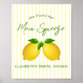 Vrijgezellenfeest van de Lemon Main Squeeze Poster (Voorkant)