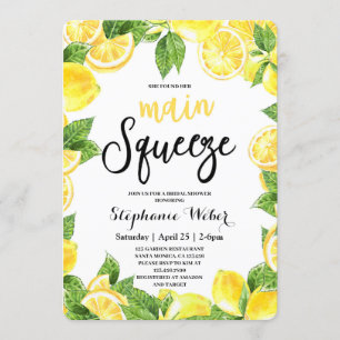 Vrijgezellenfeest van de Lemons Main Squeeze Kaart