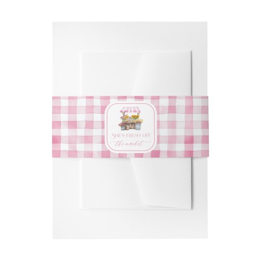 Vrijgezellenfeest van de markt voor verse landbouw uitnodigingen wikkel (Voorkant Voorbeeld)