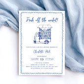 Vrijgezellenfeest van de moderne markt kaart