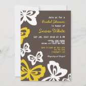 Vrijgezellenfeest van de vlinder en uitnodiging to (Voorkant)