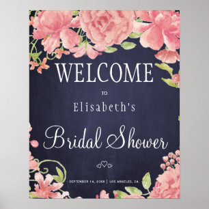 Vrijgezellenfeest van Floral-chic-marine Poster