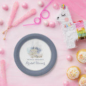 Vrijgezellenfeest van kuststrand papieren bordje (Feest)