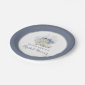 Vrijgezellenfeest van kuststrand papieren bordje (Gekanteld)