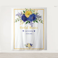 Vrijgezellenfeest van Navy Yellowish Gold Floral
