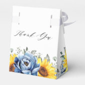 Vrijgezellenfeest van Sunflower Dusty Blue Slate P Bedankdoosjes (Achterkant)