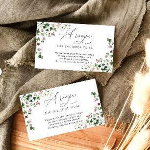 Vrijgezellenfeest van tuinbloemen informatiekaartje