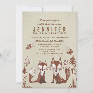 Vrijgezellenfeest van Two Foxes Woodland Kaart