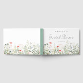 Vrijgezellenfeest van wilde bloemen gastenboek (Volledig)