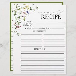 Vrijgezellenfeest van zomerwilde bloem Recipe Mult