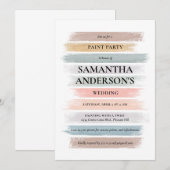 Vrijgezellenfeest Verf en Sip Kaart (Voorkant / Achterkant)