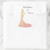 Vrijgezellenfeest Vierkante Sticker (Tas)